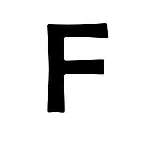 letter F PNG