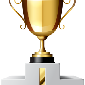 Award trophy cup