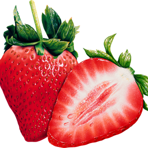 Cutted strawberry PNG