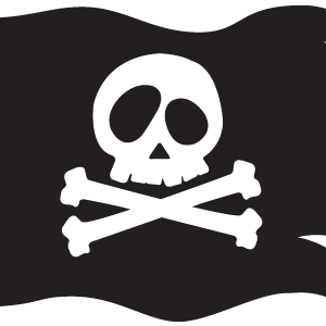 Pirate flag PNG