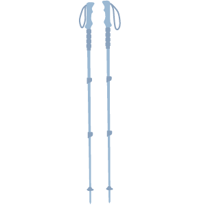Trekking pole PNG