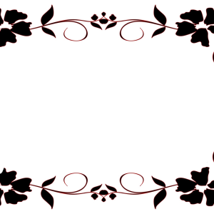 Floral frame PNG