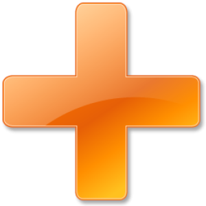 orange plus PNG, + PNG