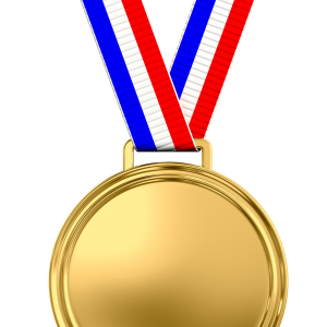 Gold medal PNG