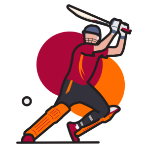 Cricket player PNG