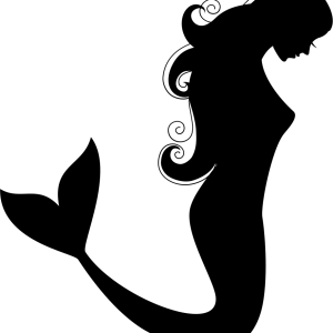 Mermaid siluete PNG