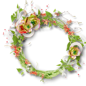 Floral frame PNG