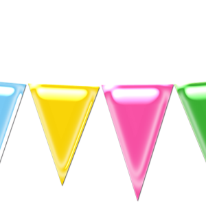 Party flags PNG