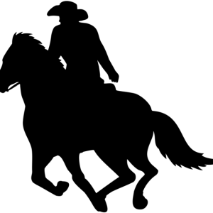 Cowboy silhouette PNG