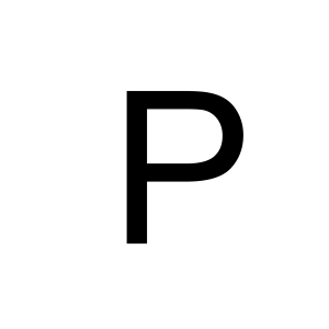 Letter P PNG