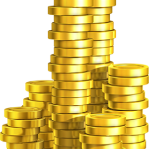 Gold coins PNG image