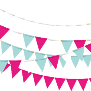 Party flags PNG