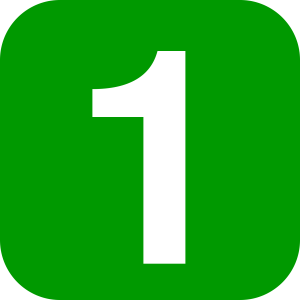 Number 1 PNG