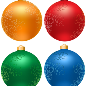 Christmas balls baubles