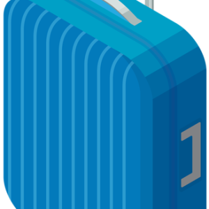 Baggage, trolley bag PNG