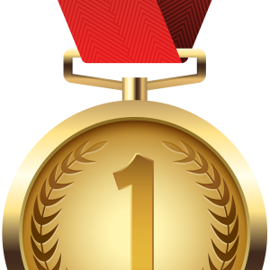 Gold medal PNG