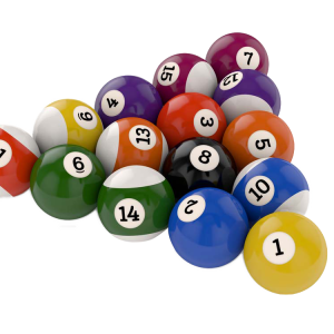 Billiard balls PNG