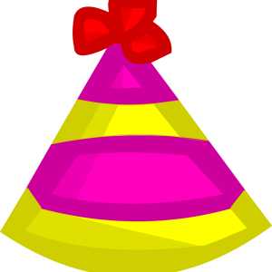 Party birthday hat PNG