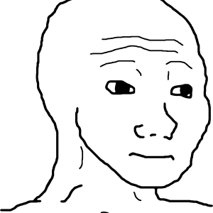 Wojak PNG meme image