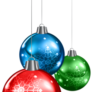 Christmas balls baubles