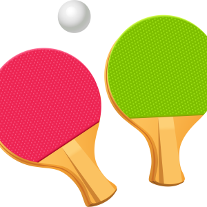 Ping Pong racket PNG image
