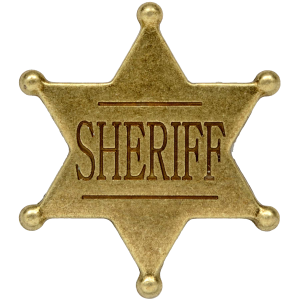 Sheriff badge PNG