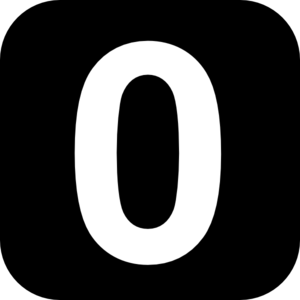 number 0 PNG