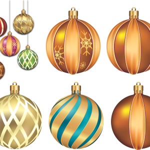 Christmas balls baubles