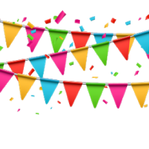 Party flags PNG