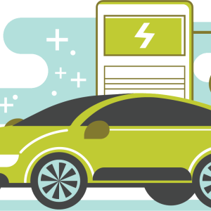 Electric car PNG