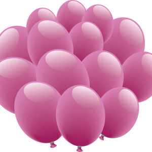 Purple balloons PNG image