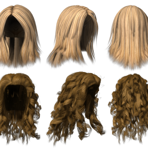 Hair wig PNG