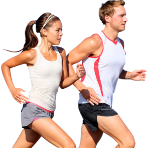 Running people PNG image