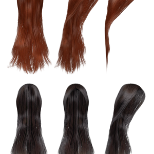 Hair wig PNG