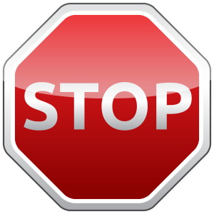 Sign stop PNG