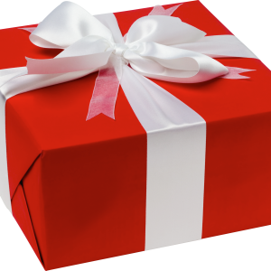 Red gift box PNG