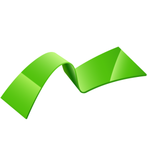 green ribbon PNG image
