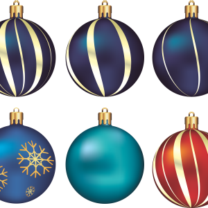 Christmas balls baubles