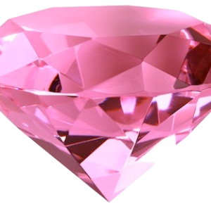 Pink diamond PNG image