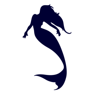 Mermaid siluete PNG