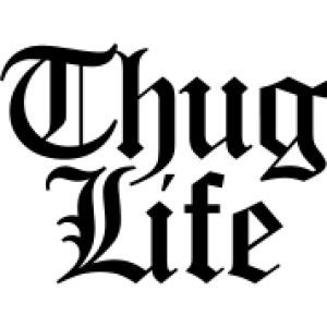 Thug life title PNG