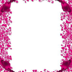 Floral frame PNG