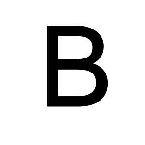 Letter B PNG