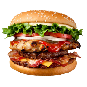 hamburger, burger PNG image