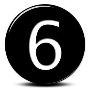 Number 6 PNG