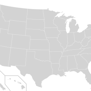 USA map PNG