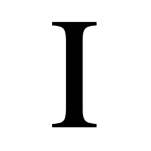 letter I PNG