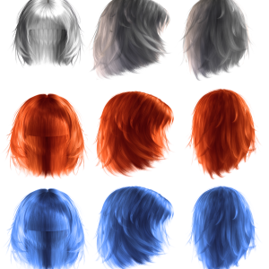 Hair wig PNG