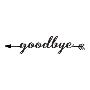Goodbye PNG transparent