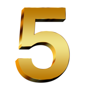 Number 5 PNG